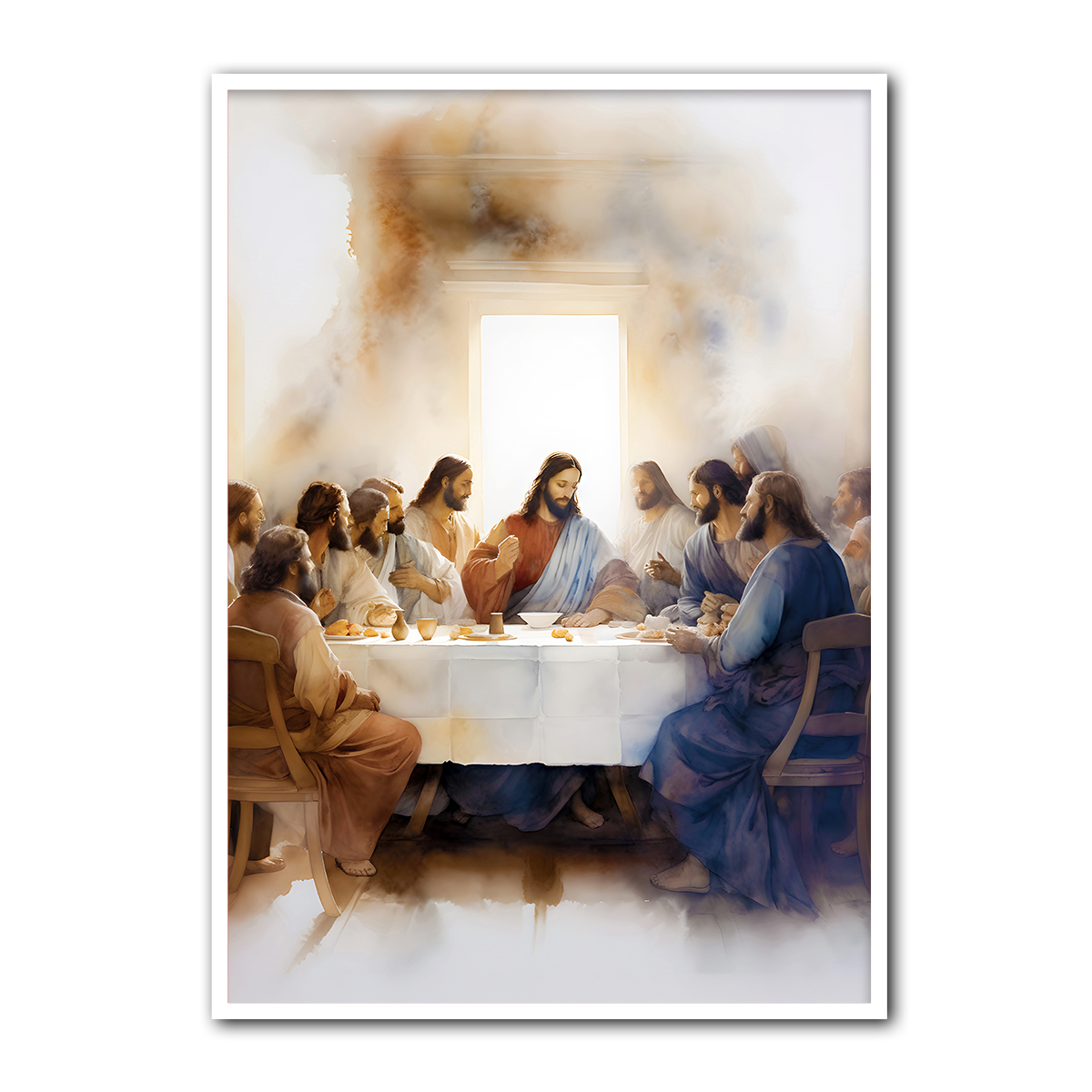 The Last Supper – Divine Communion HD Metal Wall Art