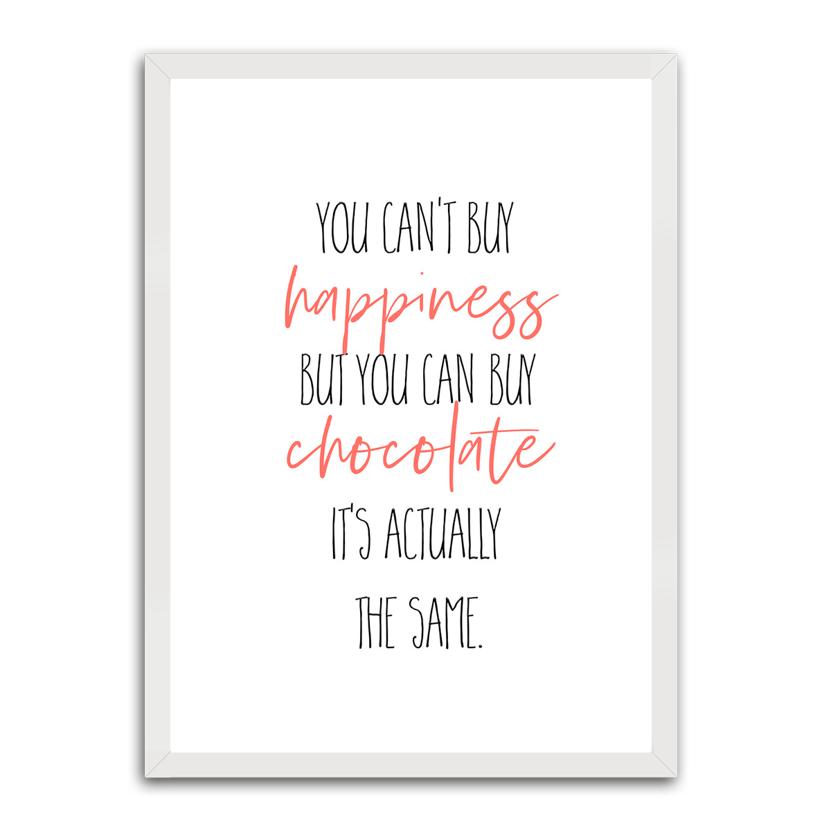 You Cant Buy Happiness HD Metal Wall Art