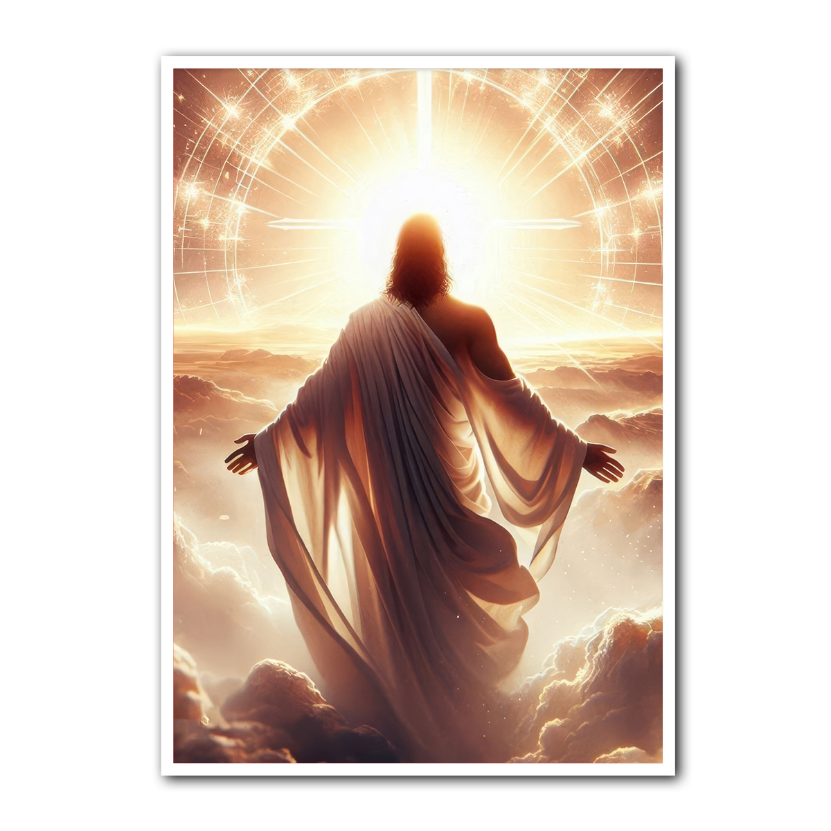 The Ascension of Christ – Jesus Metal Wall Art