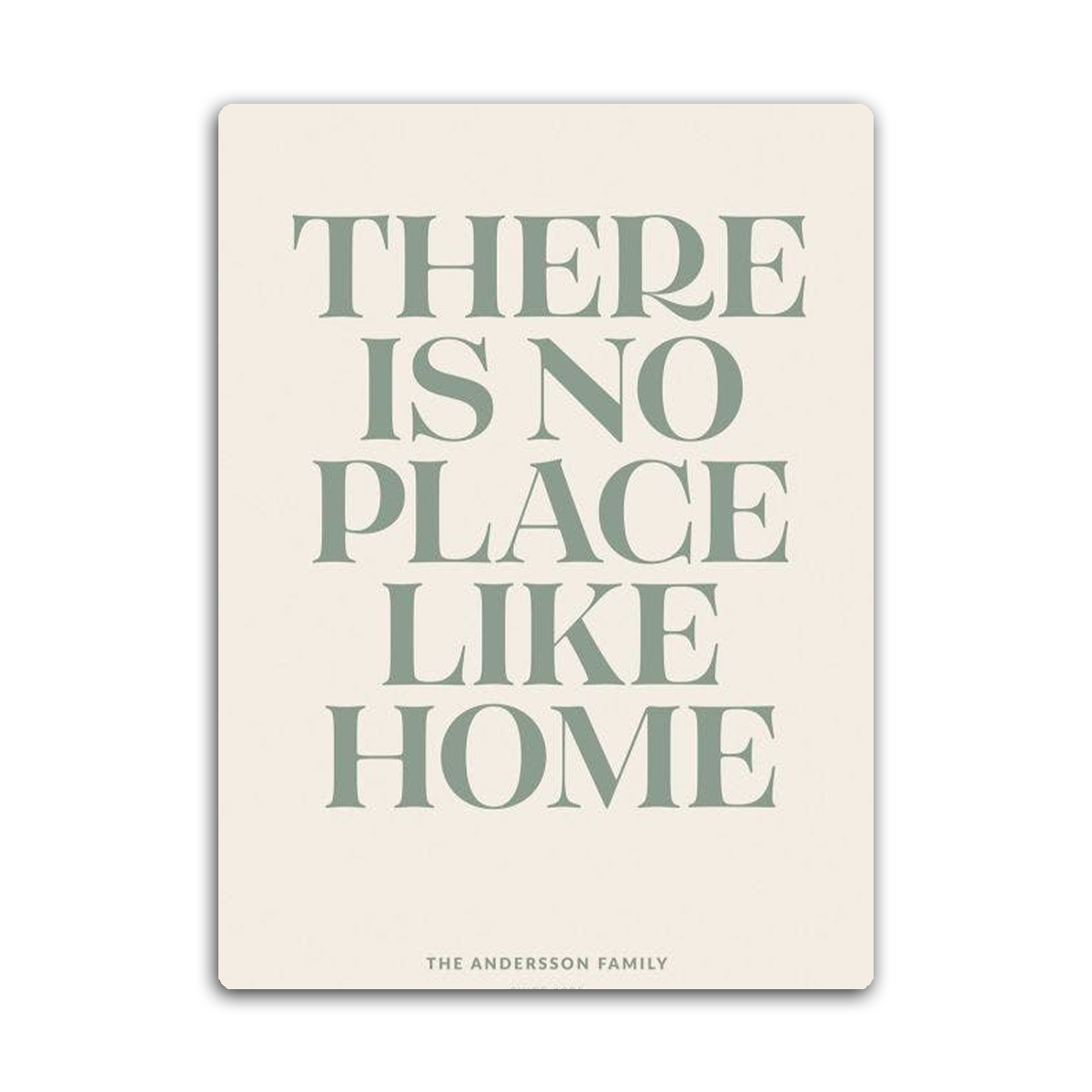 There is no Place Like HOME HD Metal Wall Art