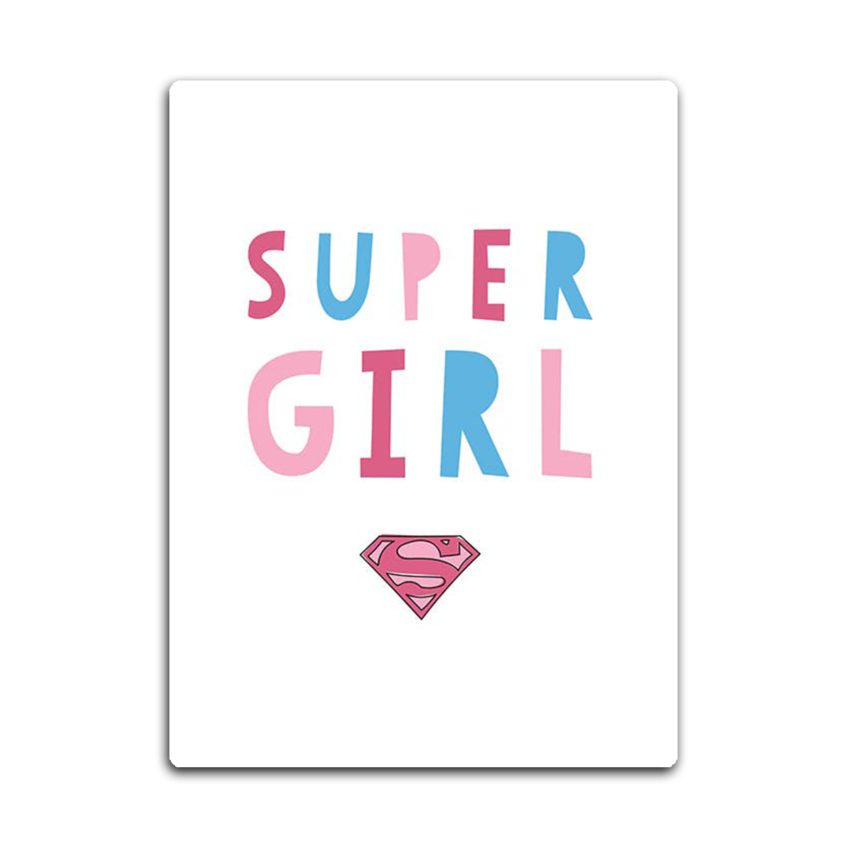 Super girl HD Metal Wall Art