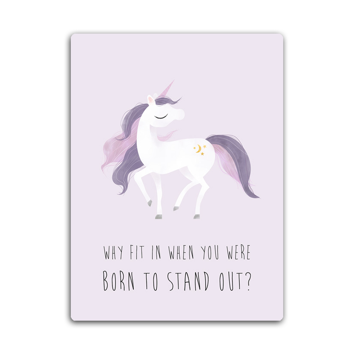 Born to Stand Out HD Metal Wall Art