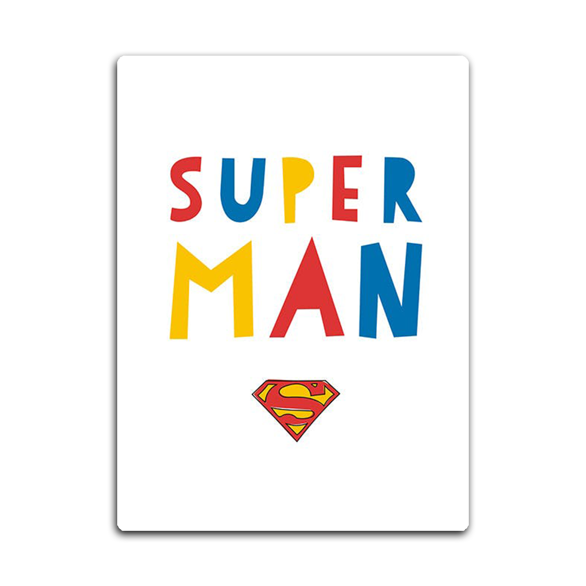 Super MAN HD Metal Wall Art