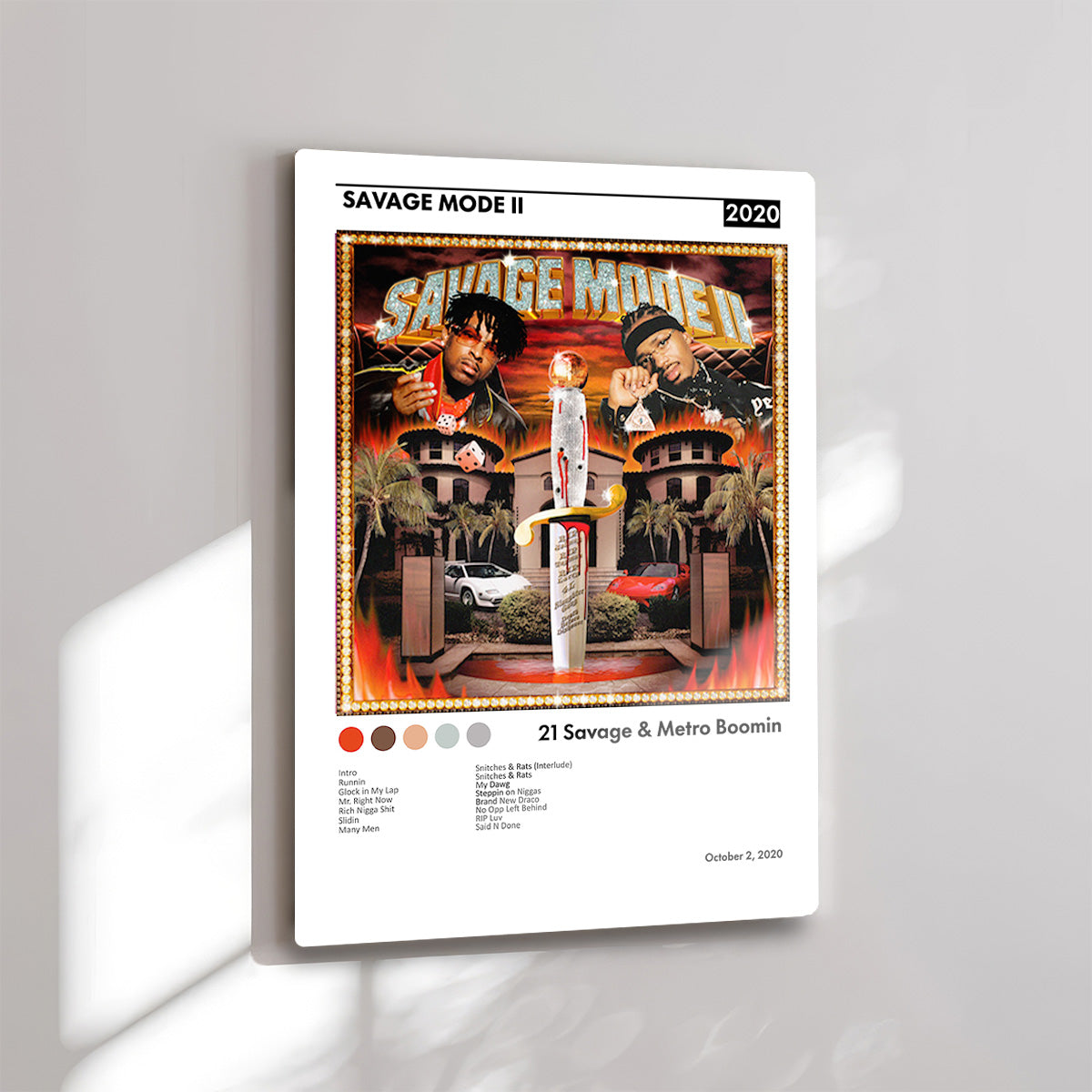 Savage Mode 2 Metal Wall Art