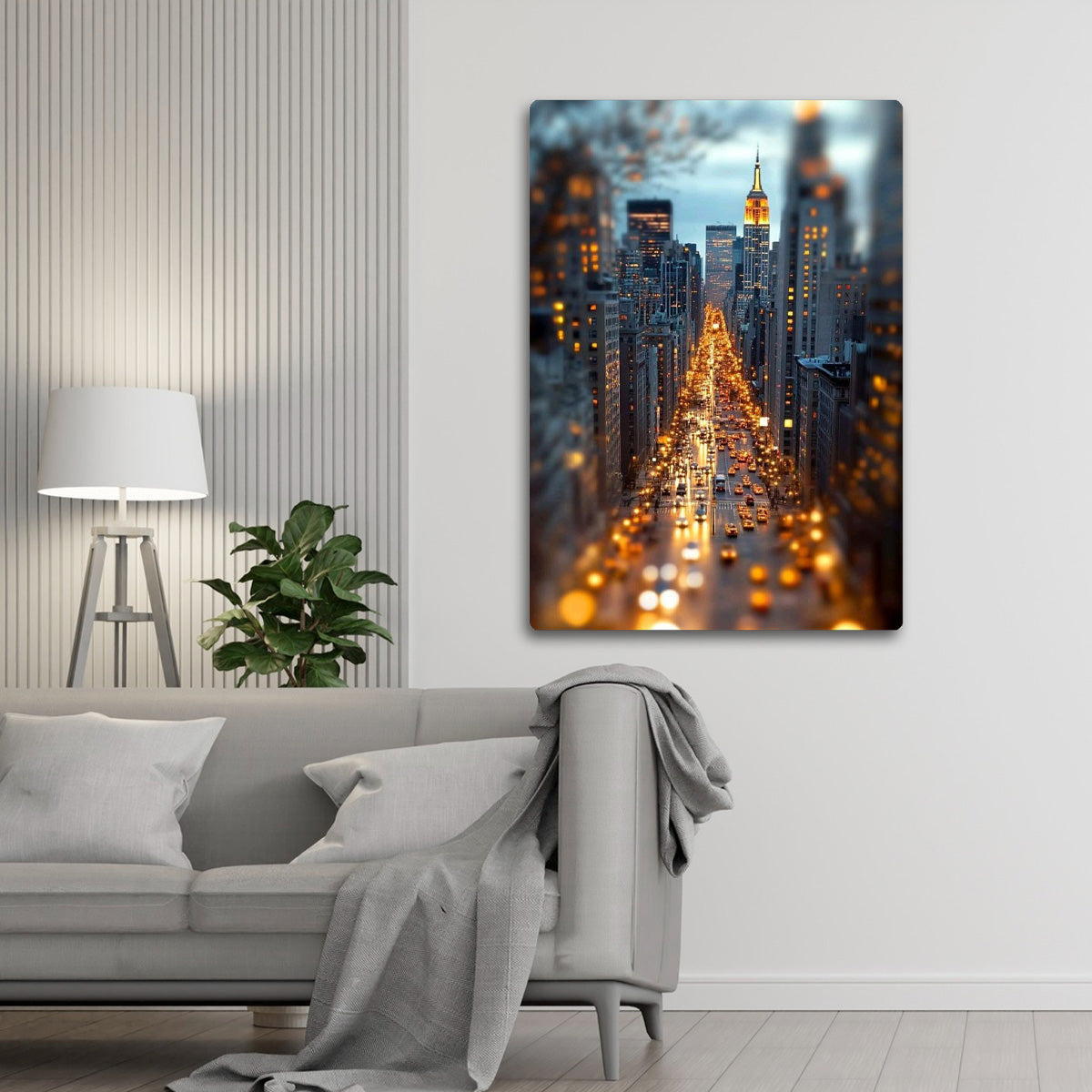 “City of Dreams” – New York Skyline Metal Wall Art