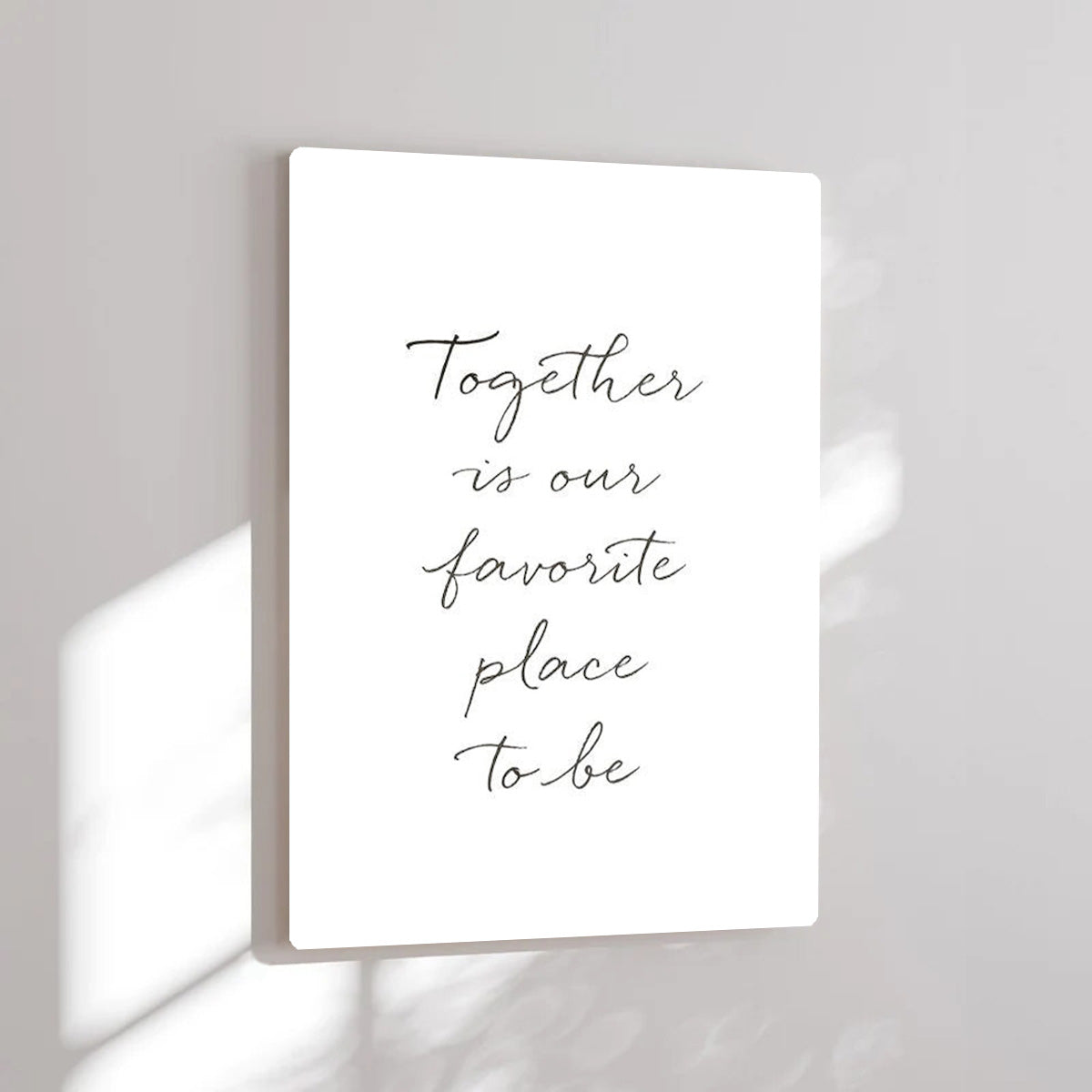 Together HD Metal Wall Art
