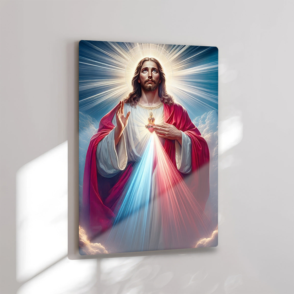Divine Mercy of Jesus – Sacred Light Metal Wall Art