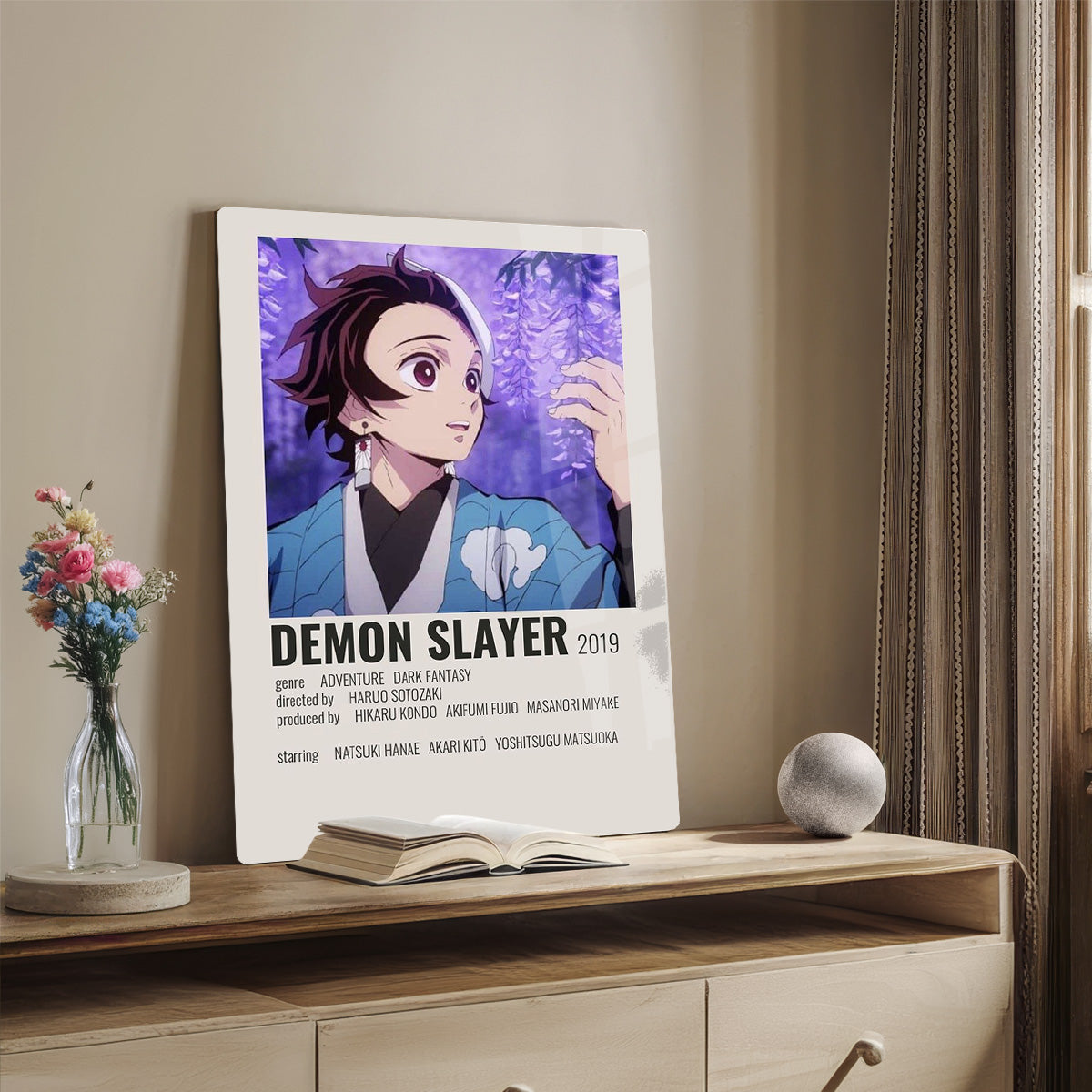 Demon Slayer Tanjiro Metal Wall Art