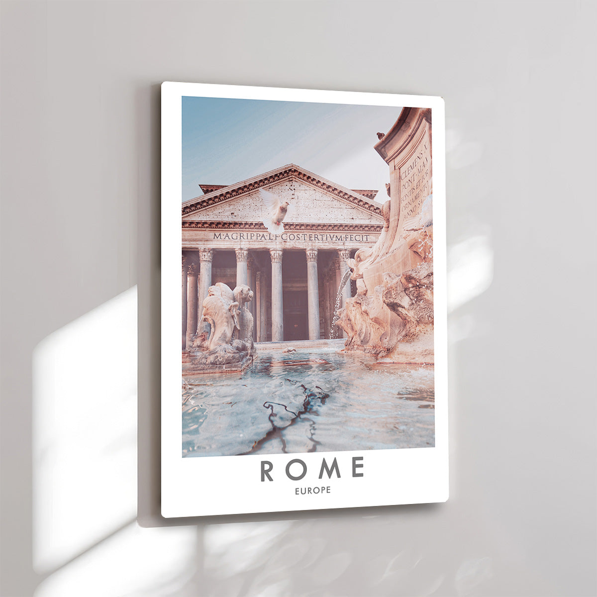 The Pantheon Rome Metal Wall Art
