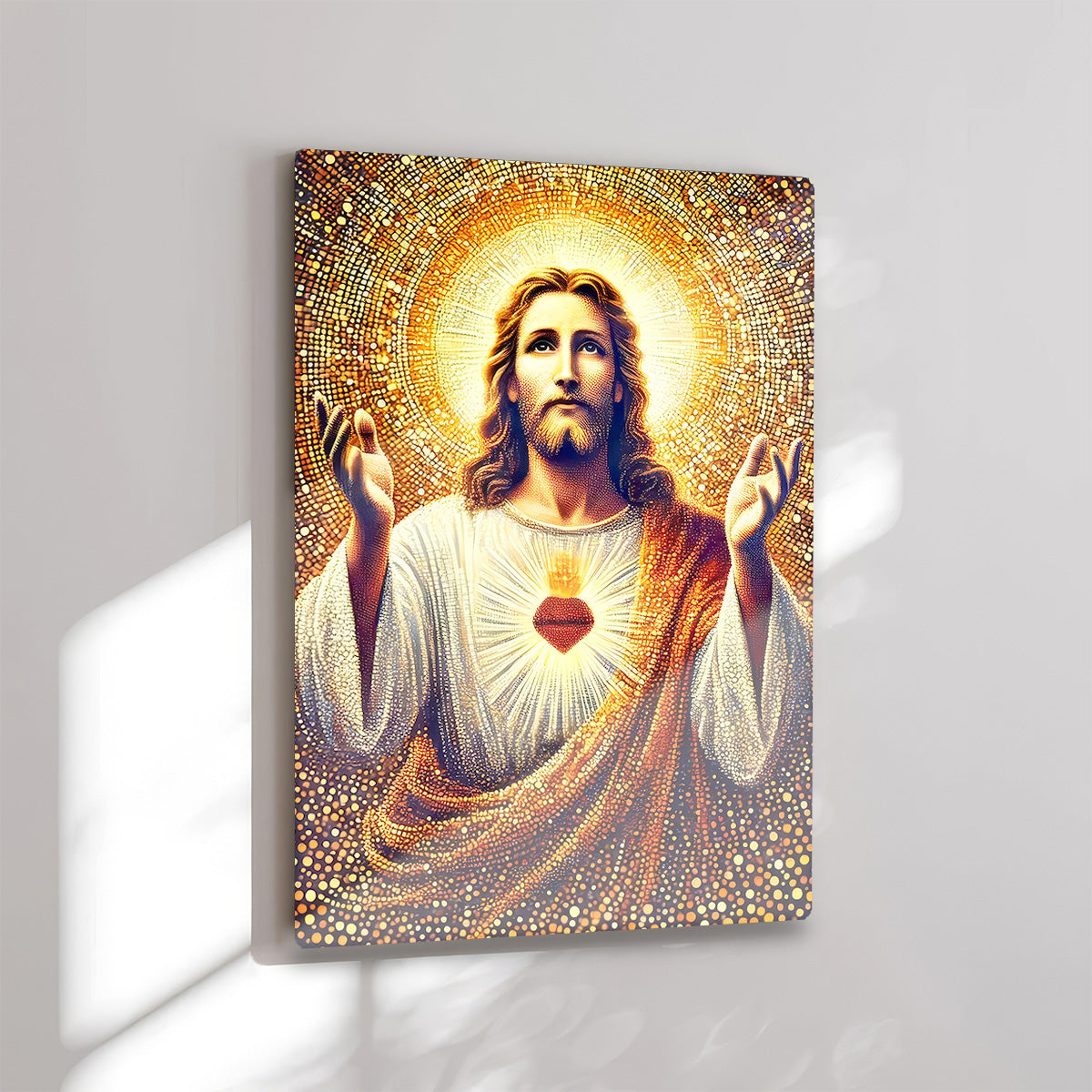 The Glorious Light of Jesus – Sacred Heart Metal Wall Art