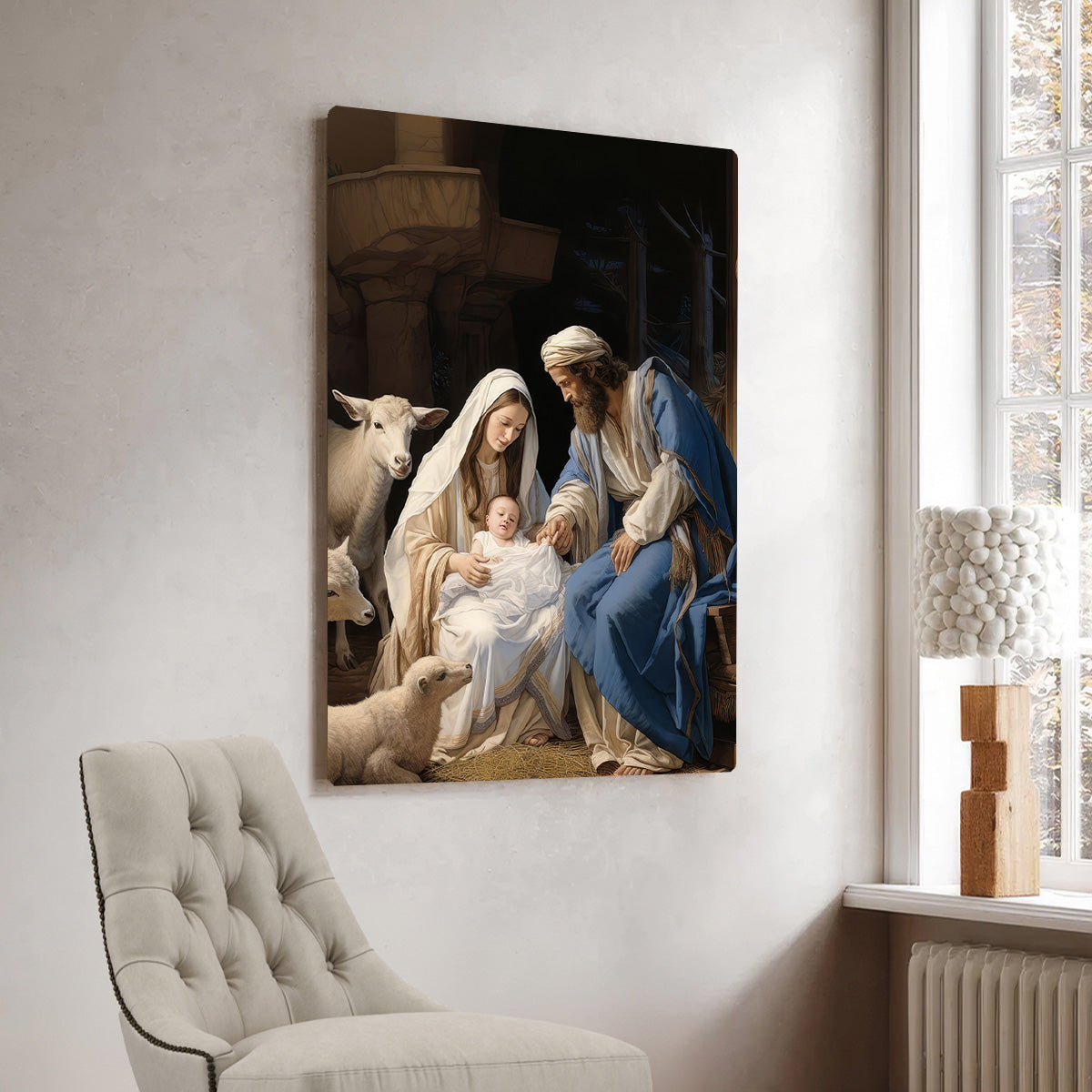 Holy Night – Nativity of Christ Metal Wall Art