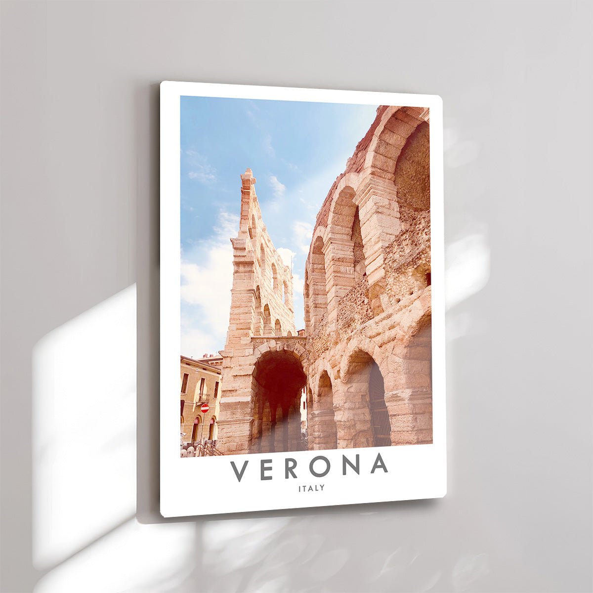 Historic Verona Architecture Metal Wall Art