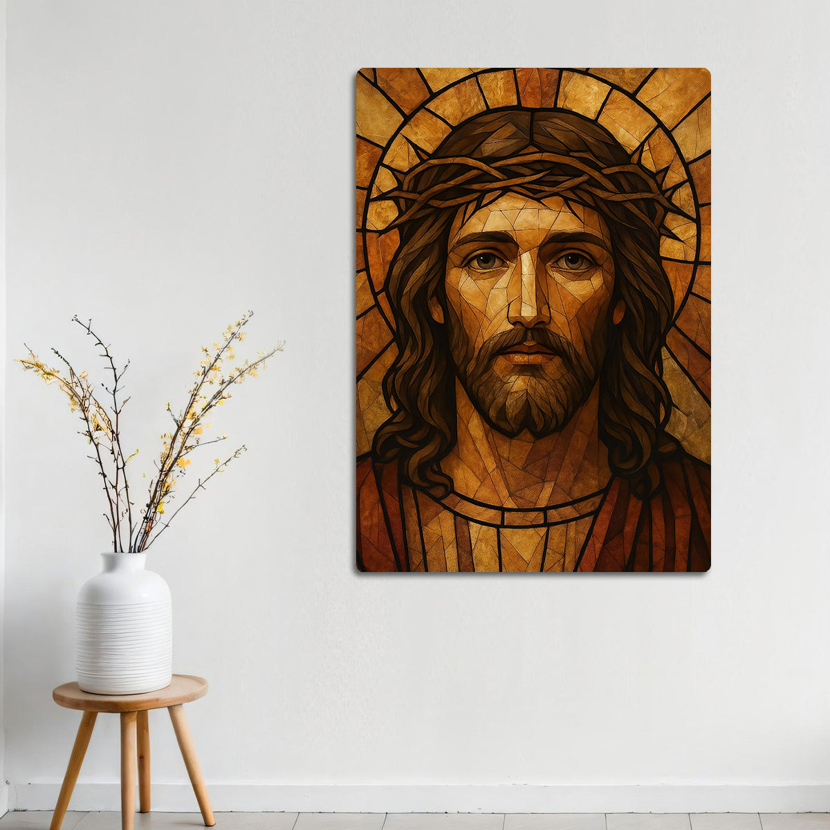 “Crown of Grace” – Jesus Christ Wall Art | HD Metal Print