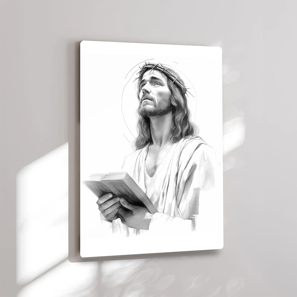Faith in Prayer – Jesus Metal Wall Art