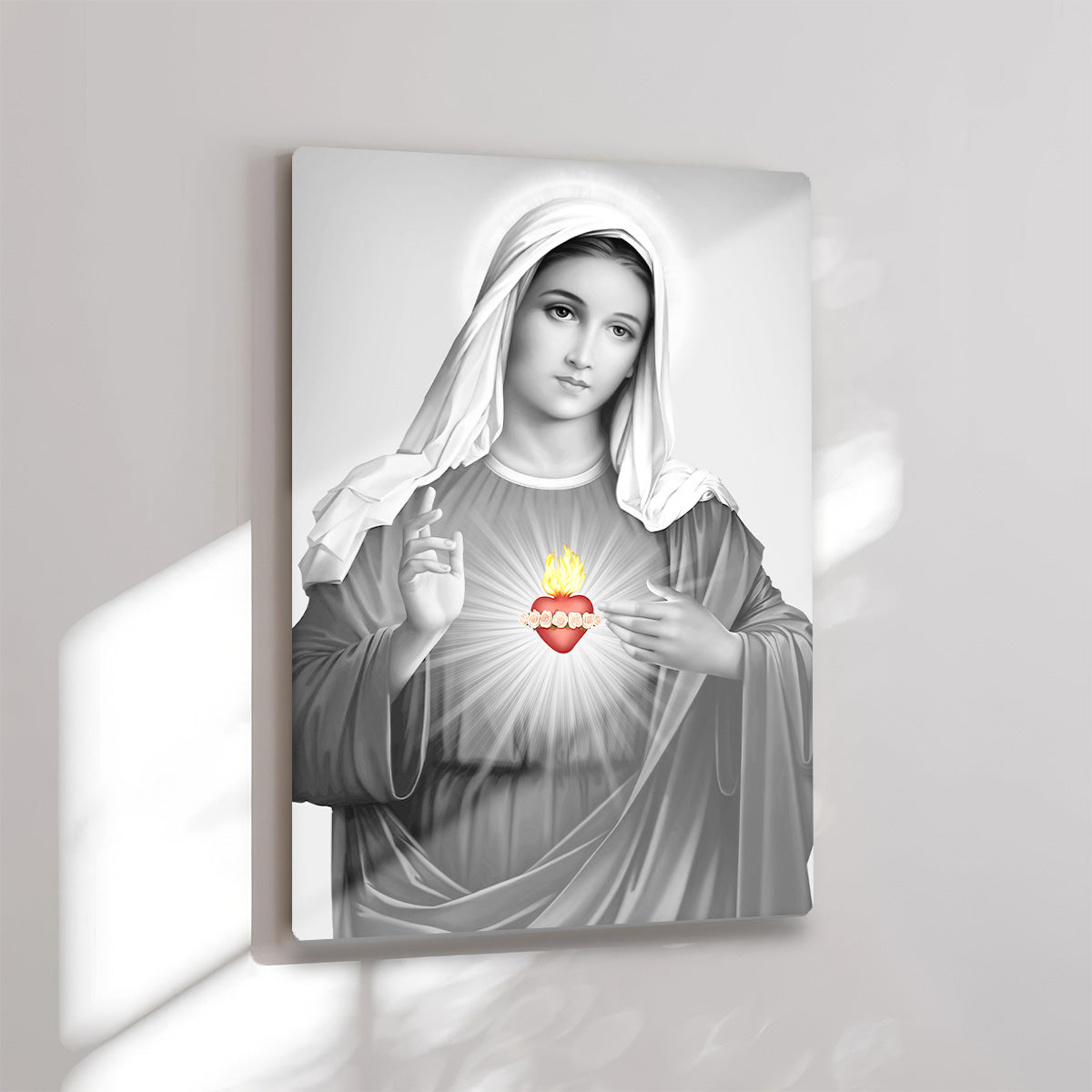 Immaculate Heart of Mary Metal Wall Art