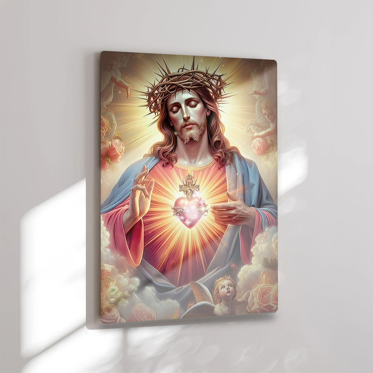Sacred Heart Devotion – Jesus Metal Wall Art