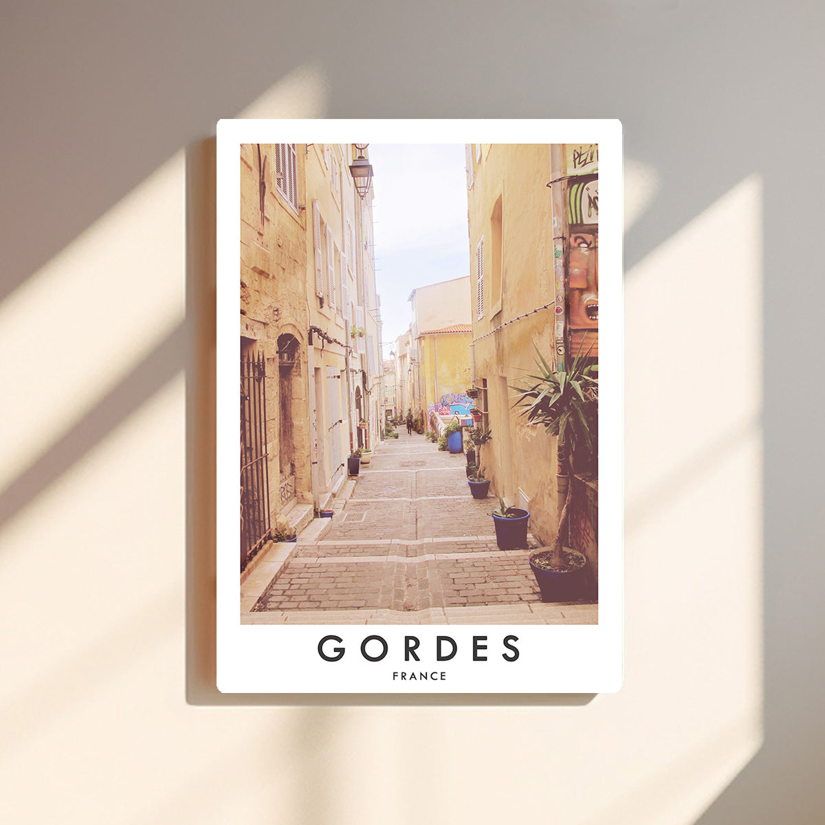 Gordes France Cityscape Metal Wall Art