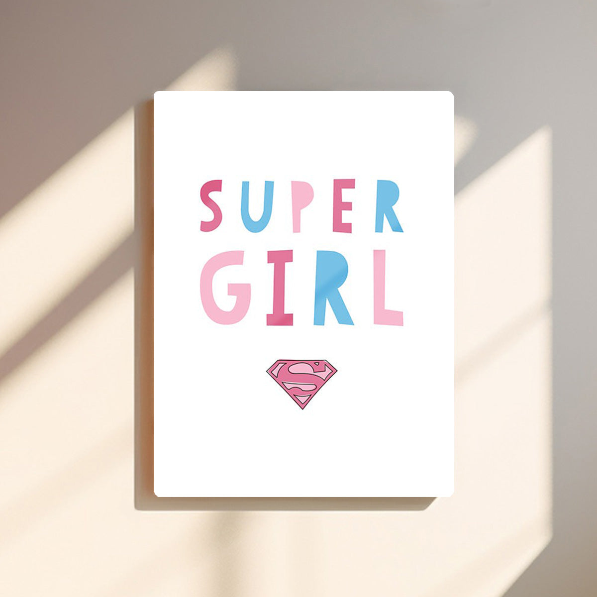 Super girl HD Metal Wall Art