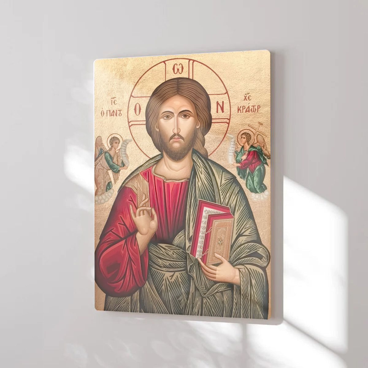Christ the Teacher – Iconic Jesus Metal Wall Art