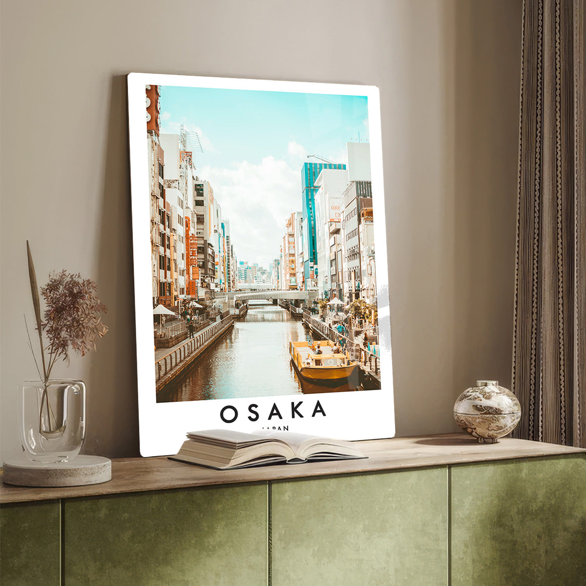Osaka Japan Metal Wall Art