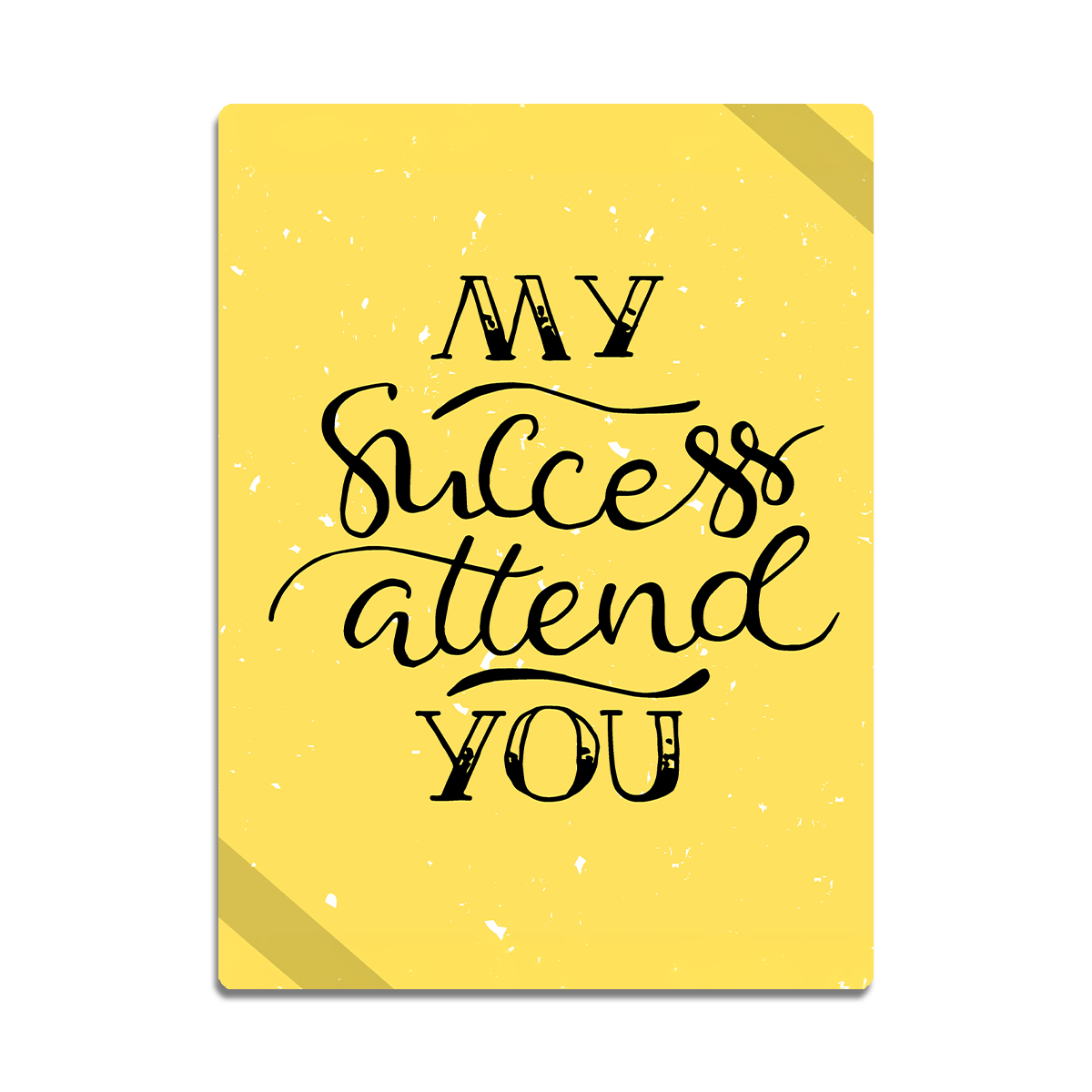 My Success HD Metal Wall Art