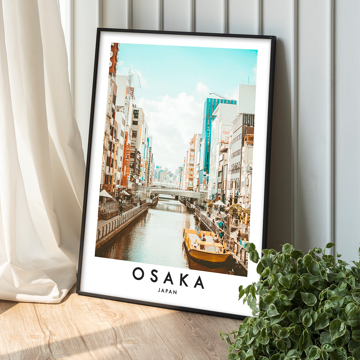 Osaka Japan Metal Wall Art