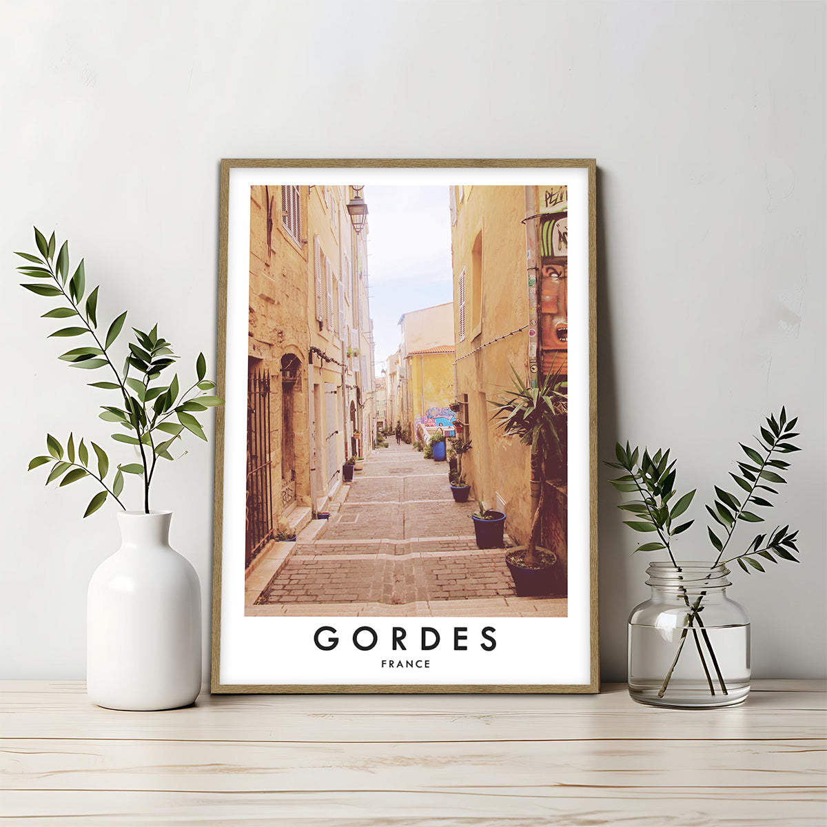 Gordes France Cityscape Metal Wall Art