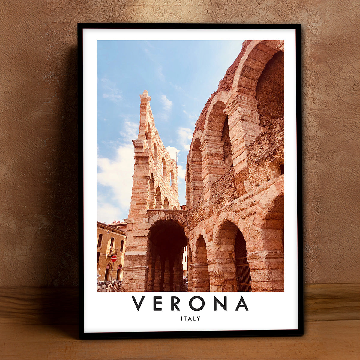 Historic Verona Architecture Metal Wall Art
