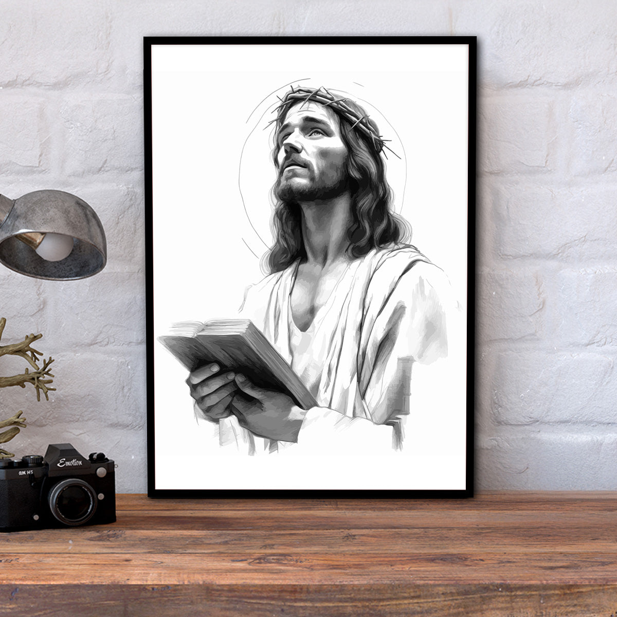 Faith in Prayer – Jesus Metal Wall Art