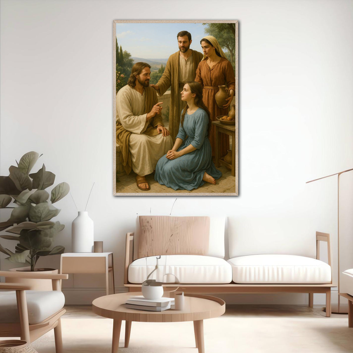 “At the Feet of Jesus” – Christian Metal Wall Art
