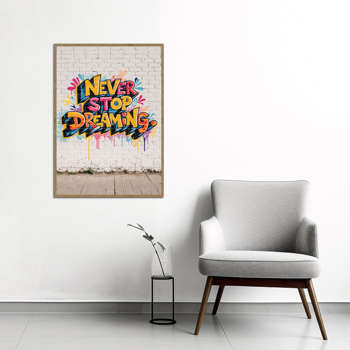 Never Stop Dreaming – HD Metal Wall Art