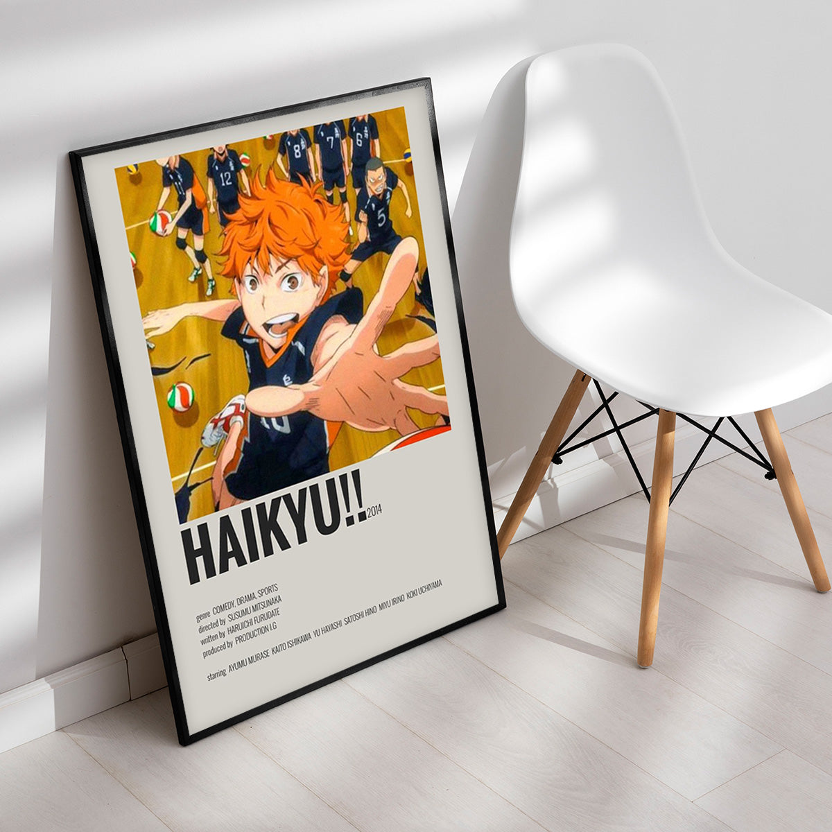 Haikyuu!! Volleyball Team Metal Wall Art