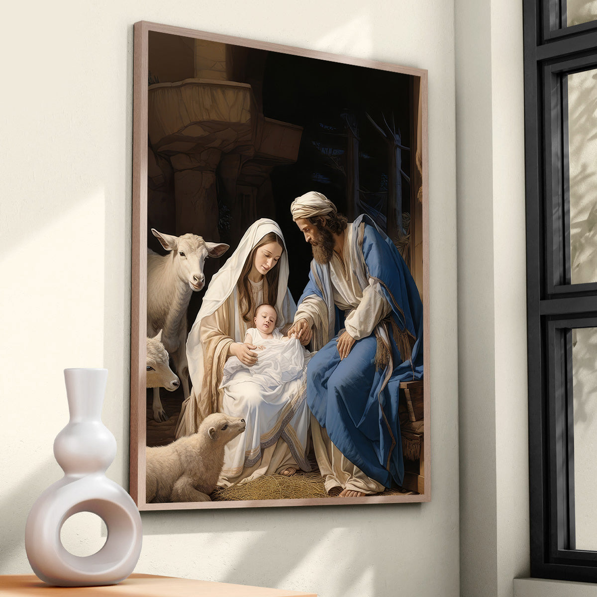 Holy Night – Nativity of Christ Metal Wall Art