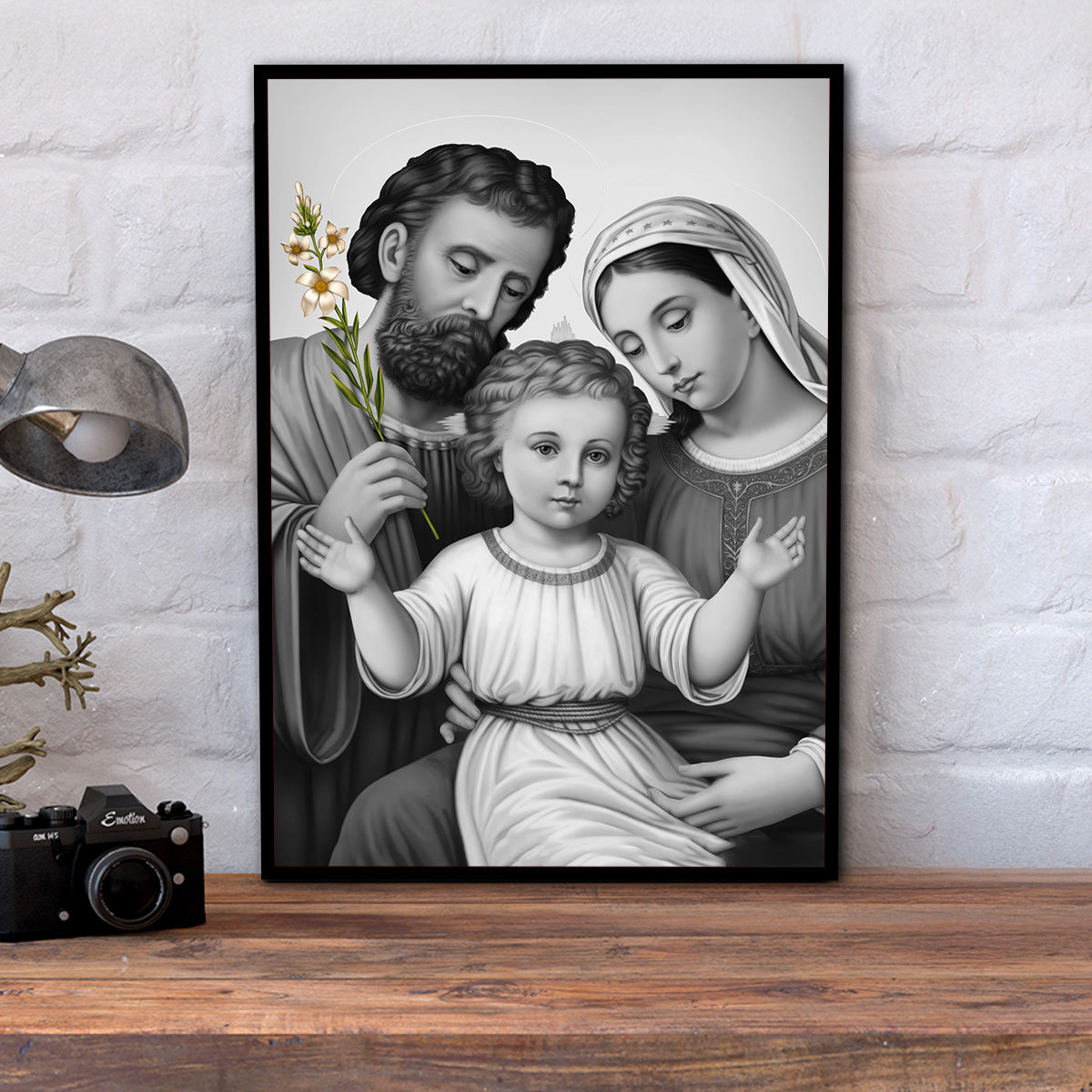 Jesus, Mary & Joseph – Holy Family Metal Wall Art