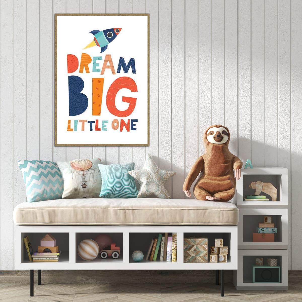 Dream Big Little One Kids Wall Art – HD Metal Print