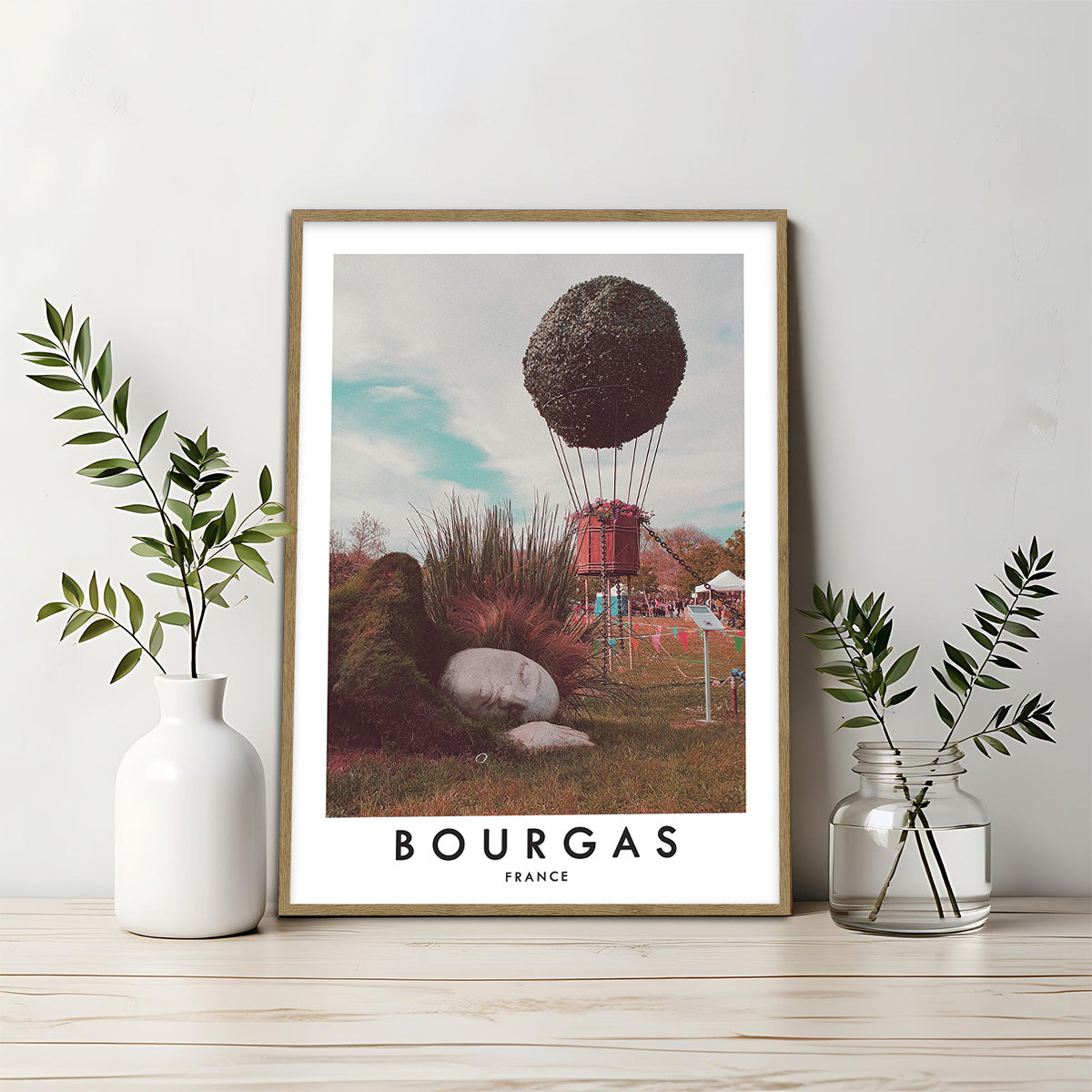 Bourgas France Metal Wall Art