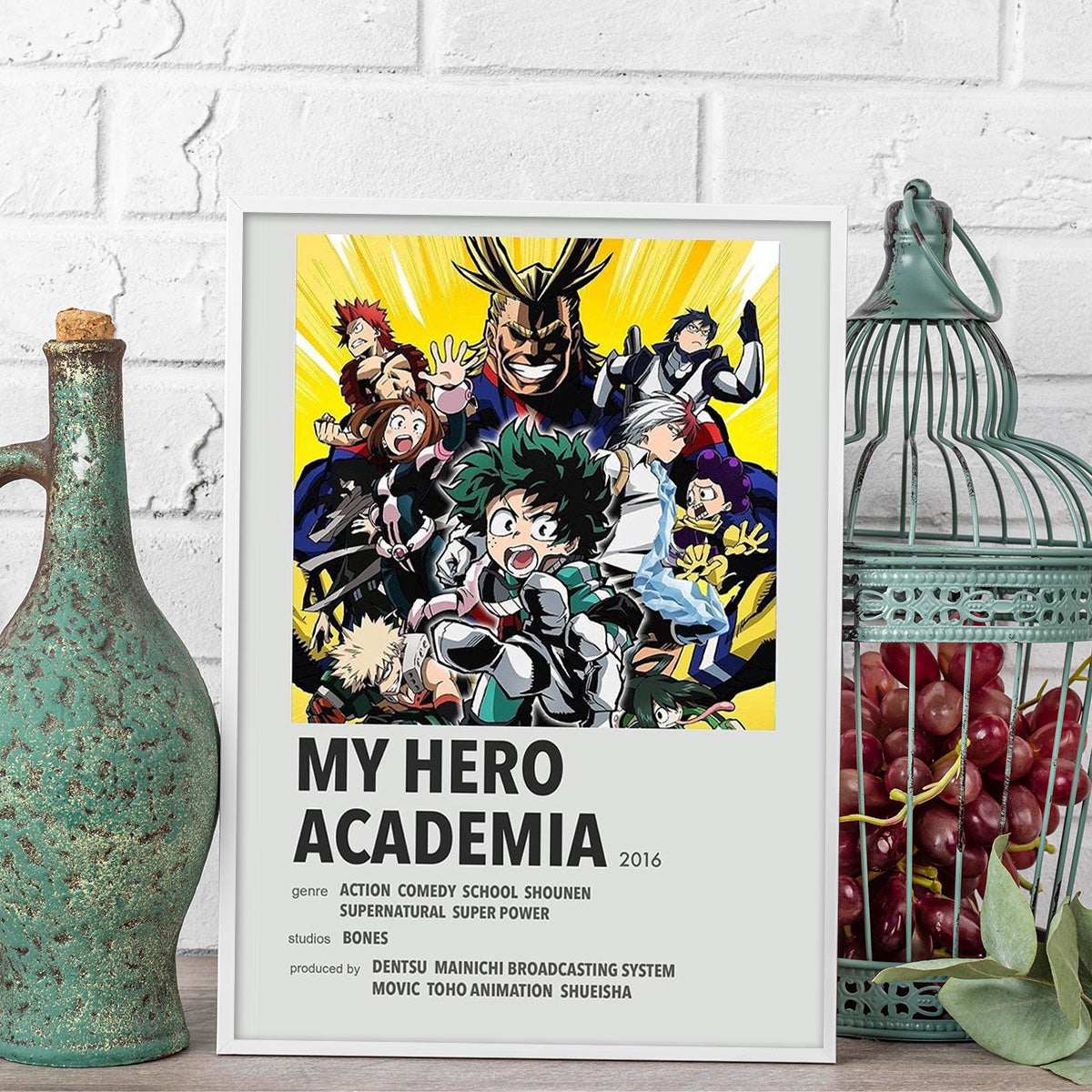 “Plus Ultra” My Hero Academia Metal Wall Art