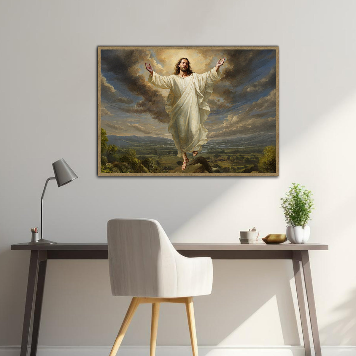 “The Ascension of Christ” – Christian Metal Wall Art