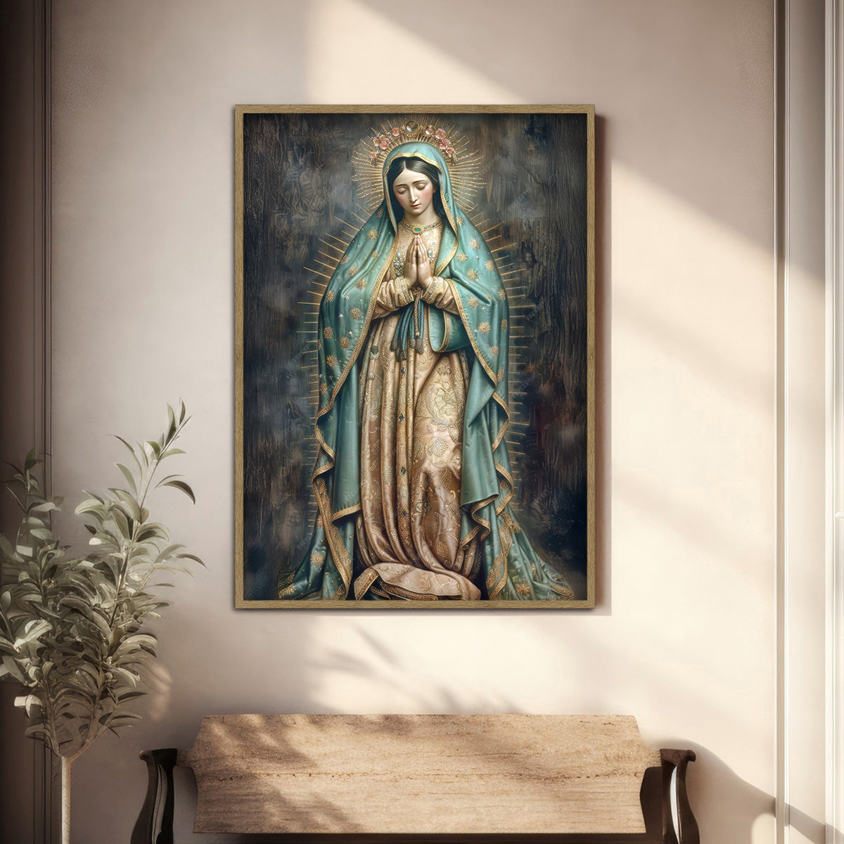 The Blessed Mother – Our Lady of Guadalupe Christian Metal Wall Art