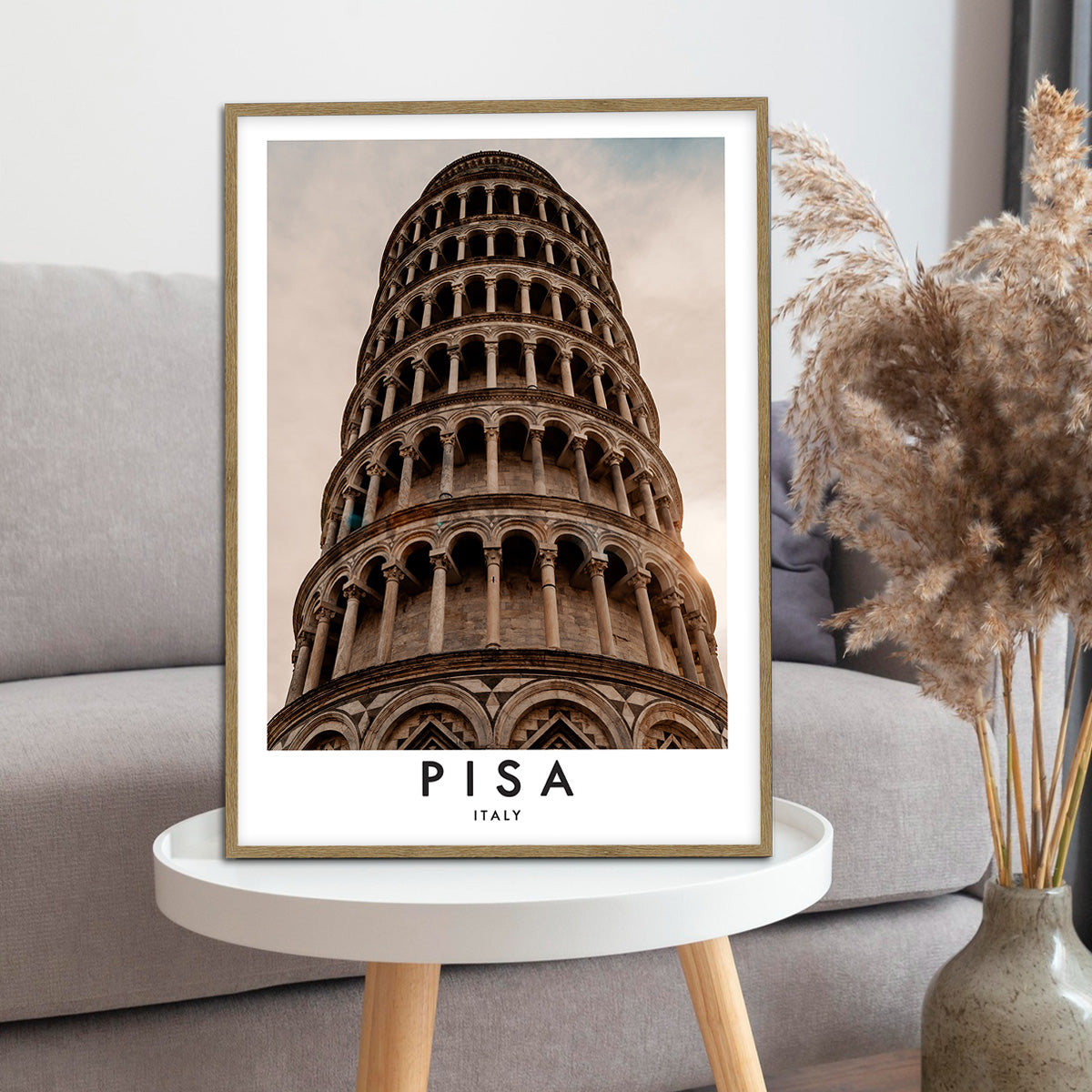 Pisa Italy Metal Wall Art Print