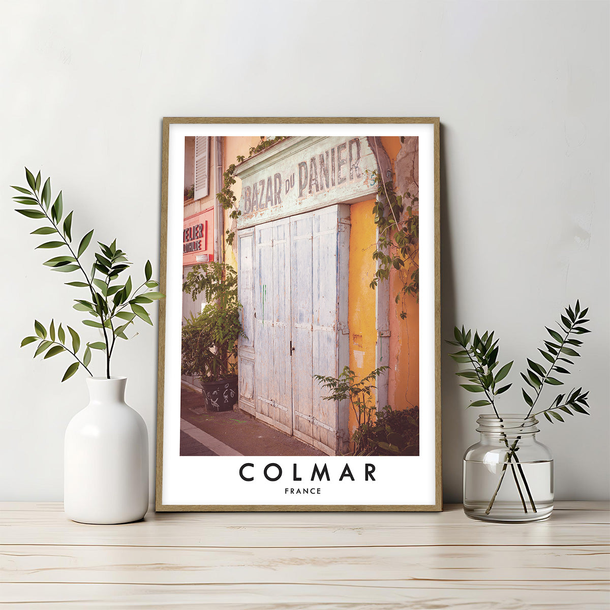 Colmar France Wall Art – Vintage French Street HD Metal Print