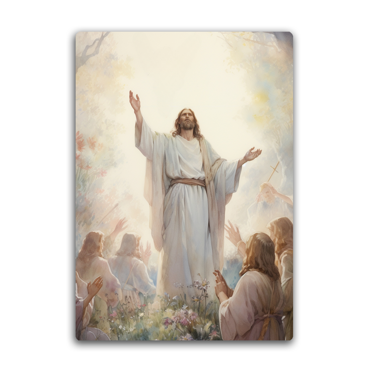 The Ascension of Christ – Heavenly Glory HD Metal Wall Art