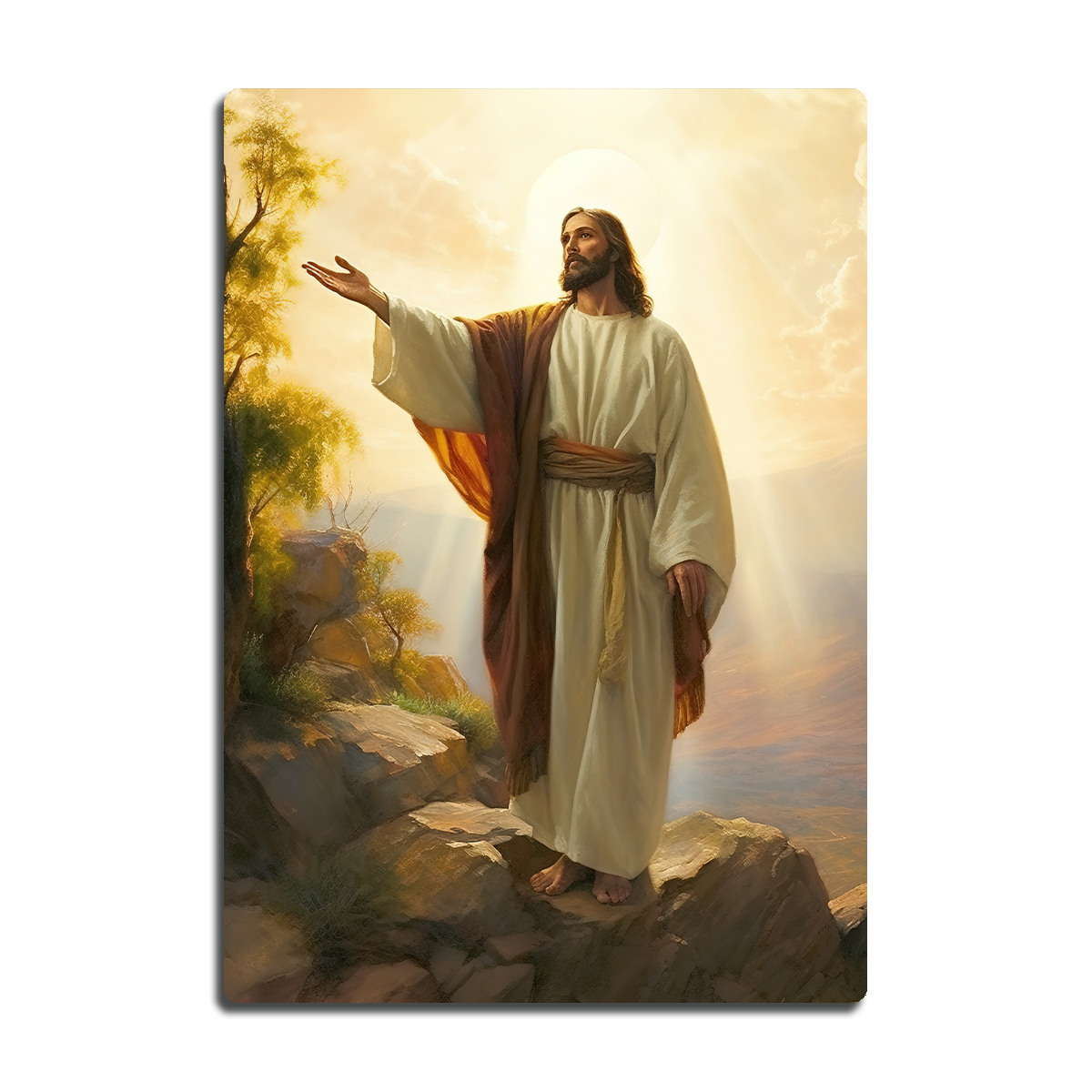 Jesus the Redeemer – Faith & Hope Metal Wall Art
