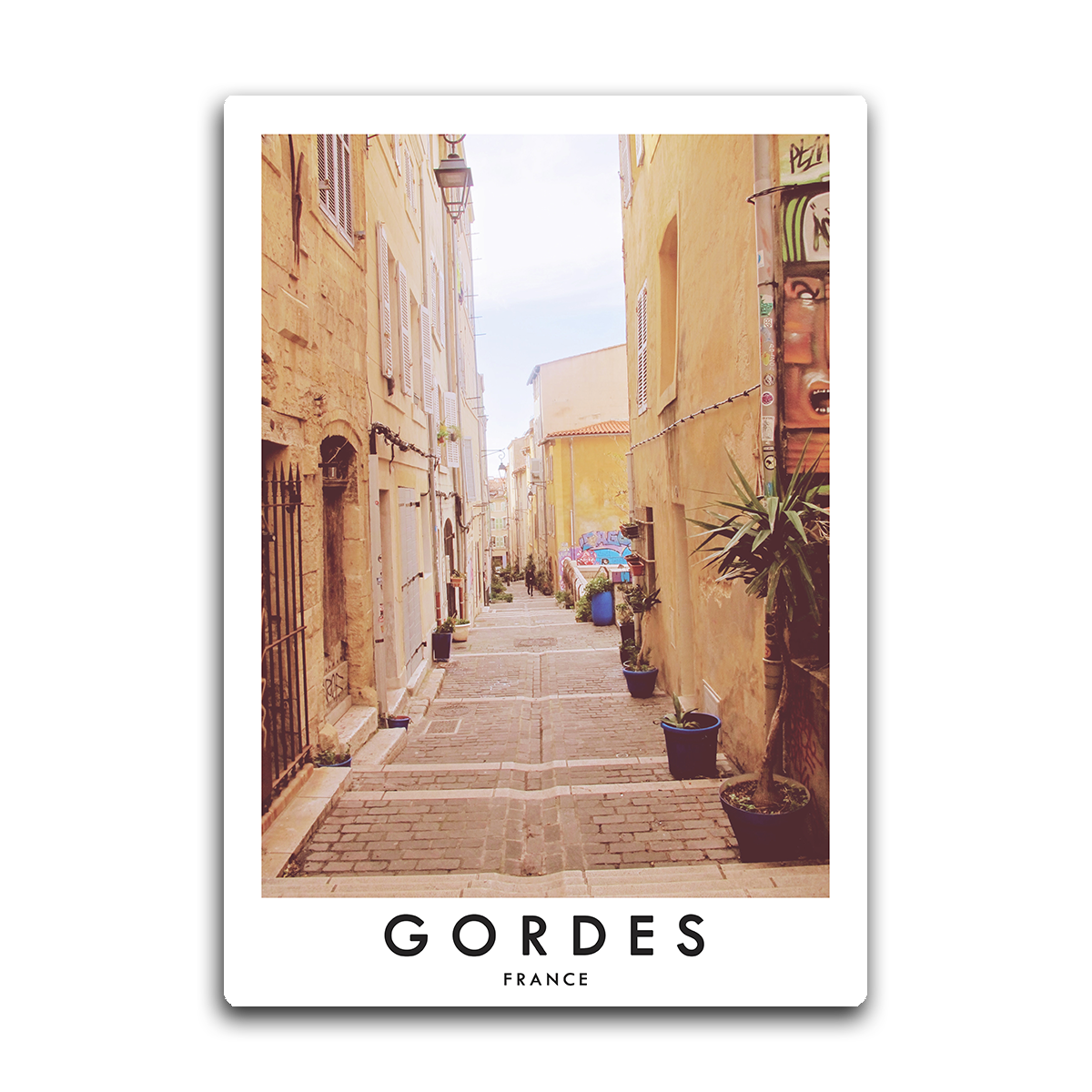 Gordes France Cityscape Metal Wall Art