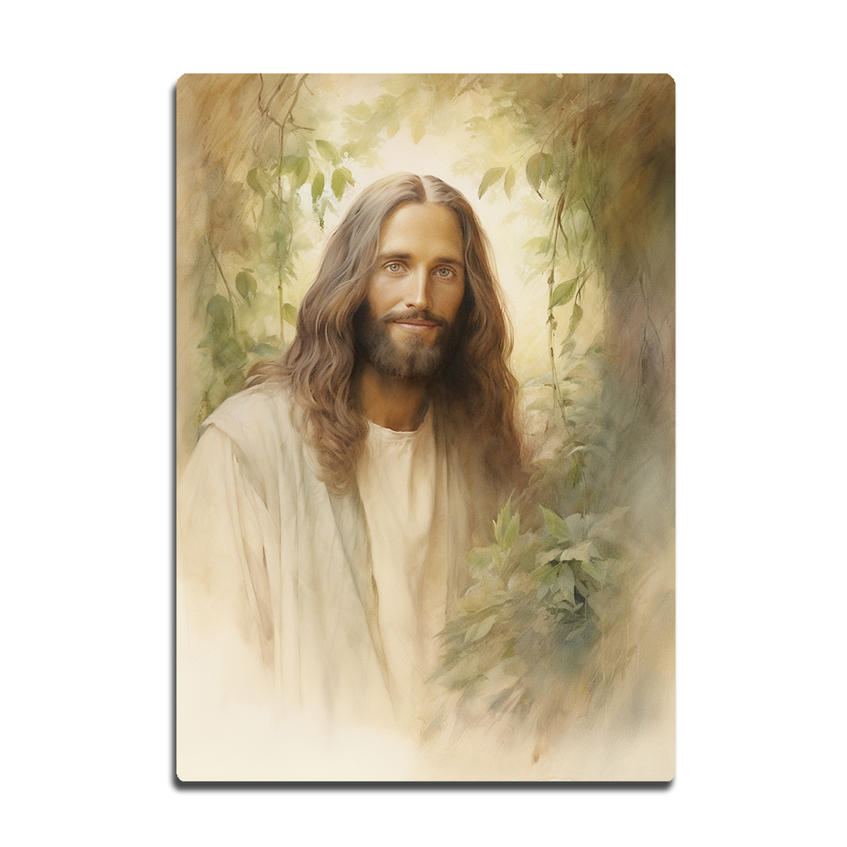 Jesus of Peace – Gentle Light HD Metal Wall Art