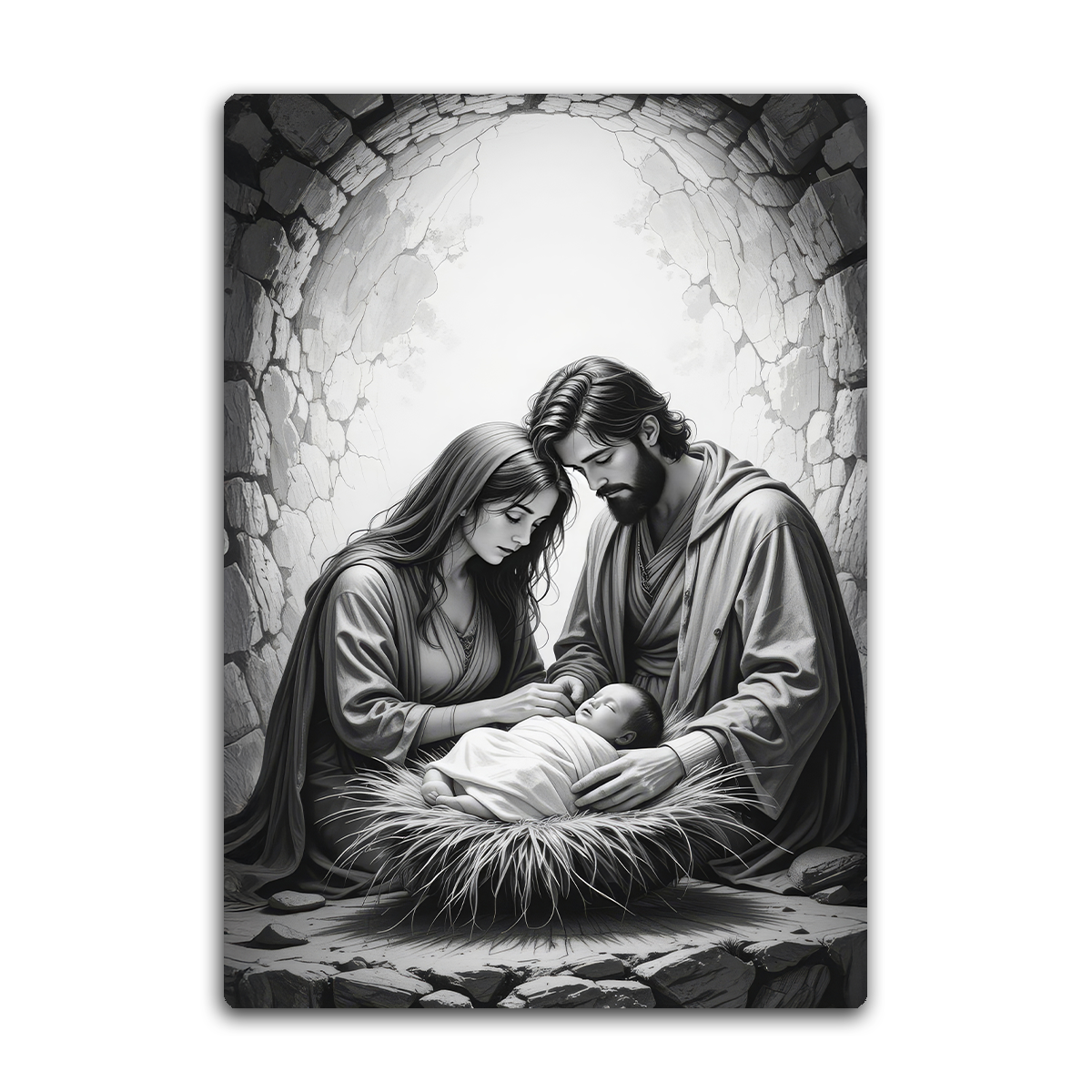 The Holy Family – Nativity of Jesus Metal Wall Art