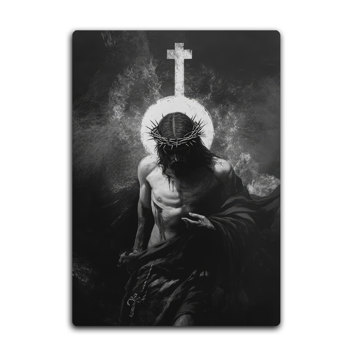 The Passion of Christ – Crown of Thorns Metal Wall Art