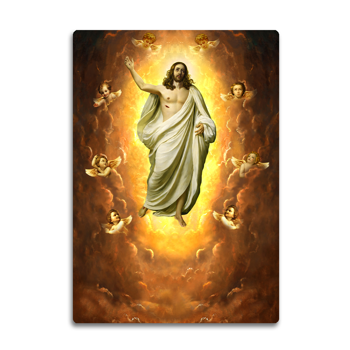 Christ in Glory – Resurrection Metal Wall Art