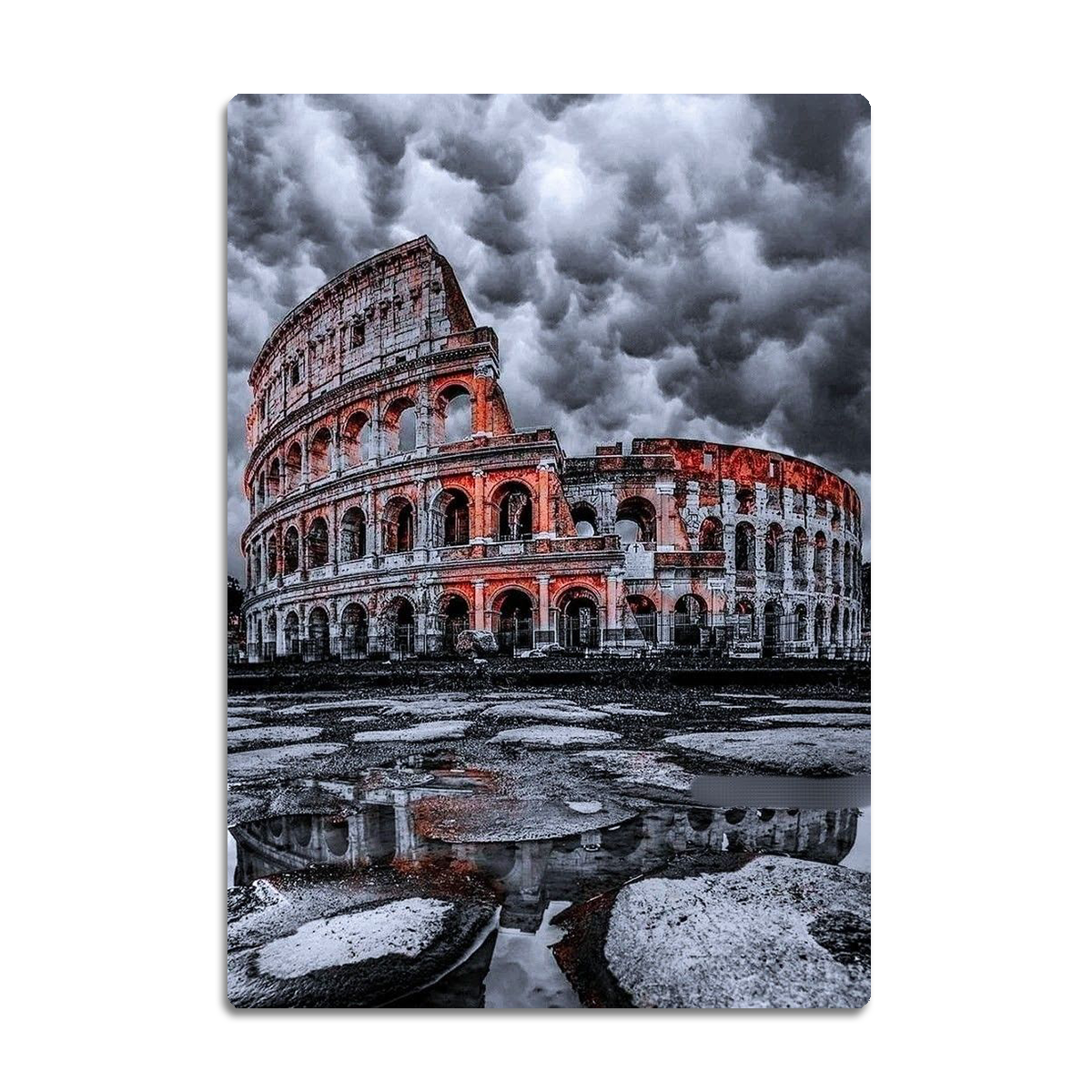 “Eternal Glory – The Colosseum” Travel Metal Wall Art