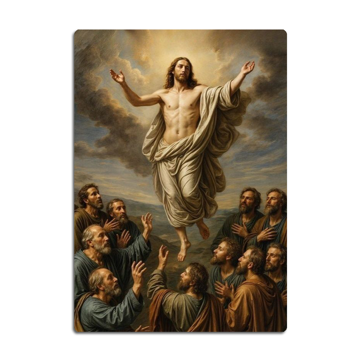 “Lifted in Majesty” – Christian Metal Wall Art